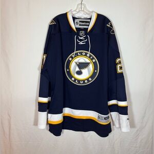 Reebok St Louis Blues #21 Berglund Alternate Third Hockey Jersey Size 2XL